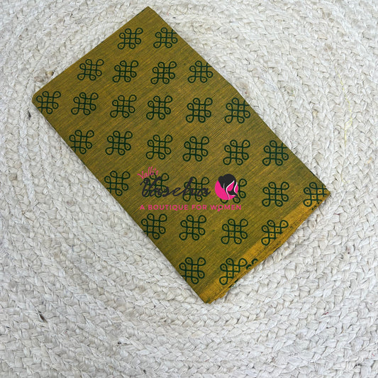Blouse Bit - Kolam Print - 1 mtr - VVKPB002