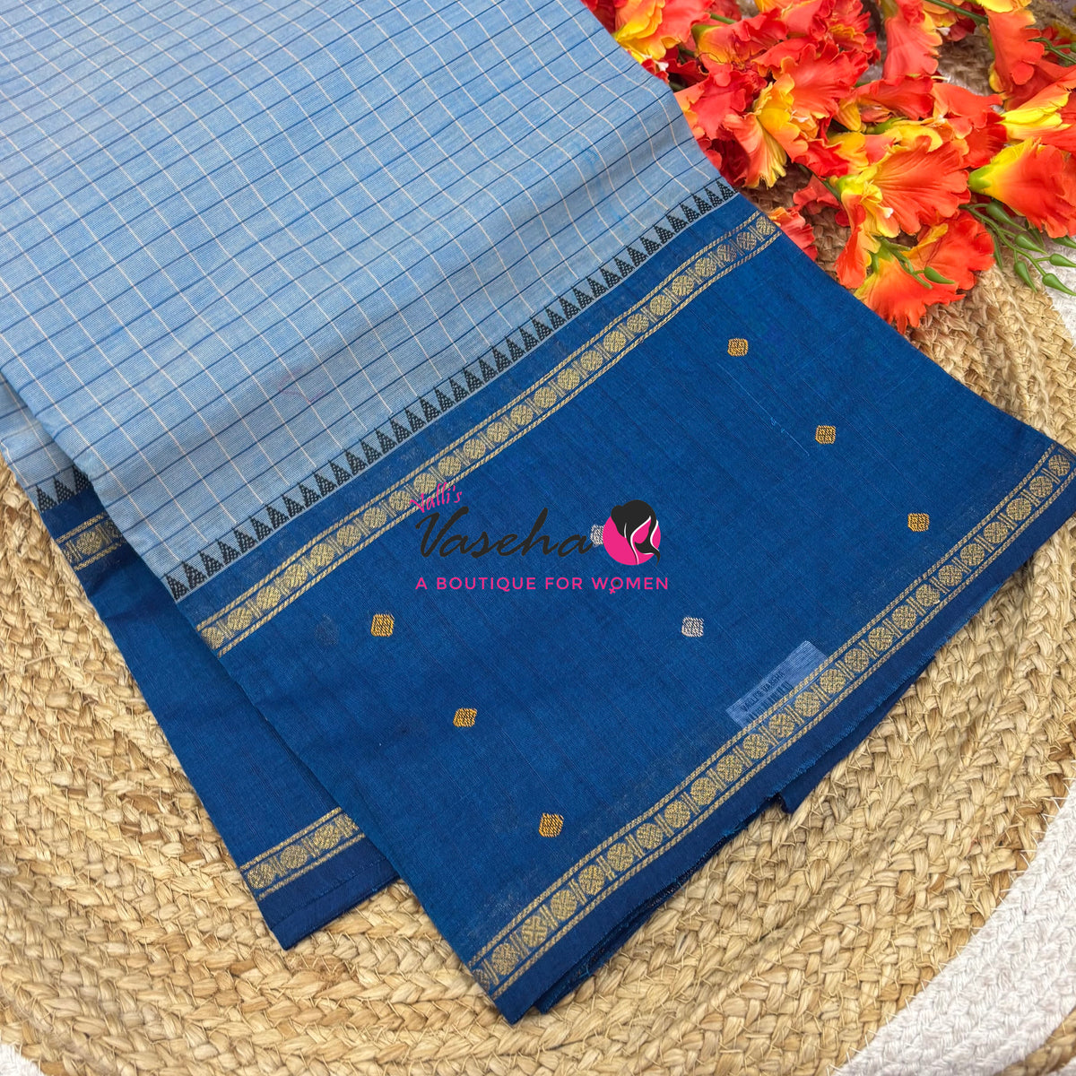 Chettinadu Cotton Saree - VVCCS003