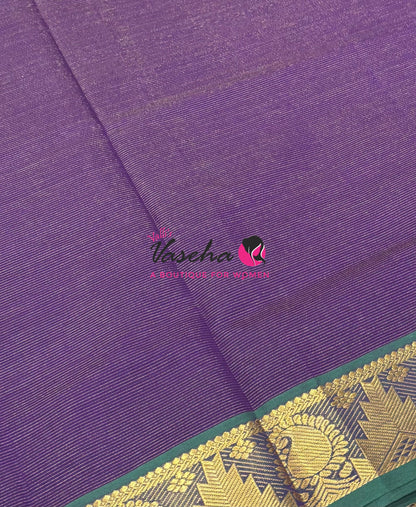 9 Yards |Semi Silk Cotton Saree | Vairavoosi  Design | VV9YSS001