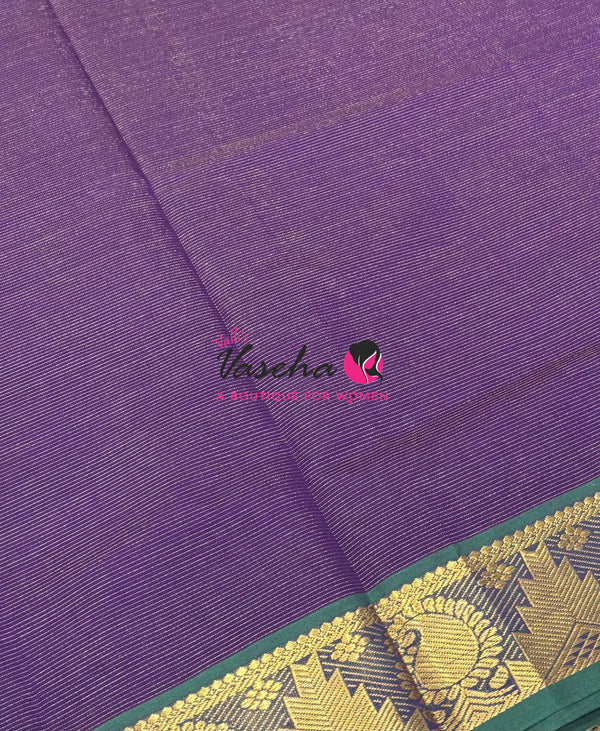 9 Yards |Semi Silk Cotton Saree | Vairavoosi  Design | VV9YSS001