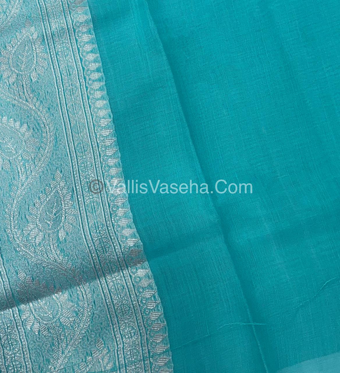 Fancy Saree - Mixed Variety - Aqua Blue Shade - VVFBS005