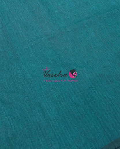 Kadhi Cotton Sarees with Kalamkari Blouse - VVKCK002