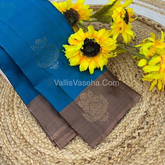 Half Mix - Pure Soft Silk Saree - VVPSS049