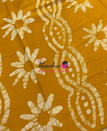 Pure Soft Mul Mul Cotton Sarees - Hand Block Prints - VVMMC009