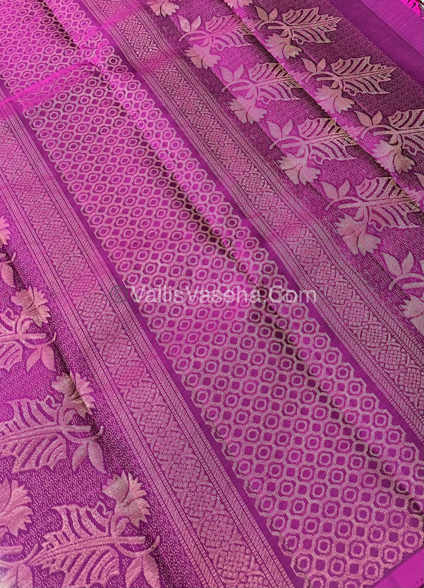 Half Mix - Pure Soft Silk Saree - VVPSS030