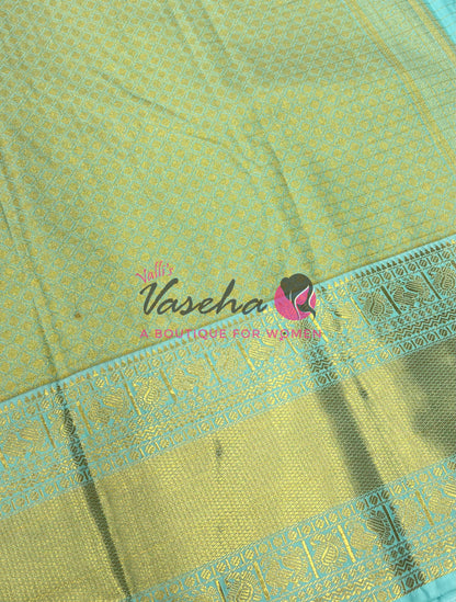 Semi Bridal Kanchi Silk  - Korvai - Premium- VVSKS008