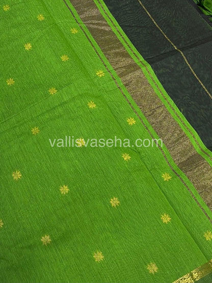 Semi Maheshwari Silk Cotton Saree - VVMSC006