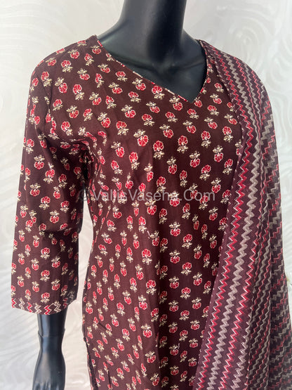 Ready Made - Salwar, Kameez & Duppatta(3pc) - Printed - VVRBS005