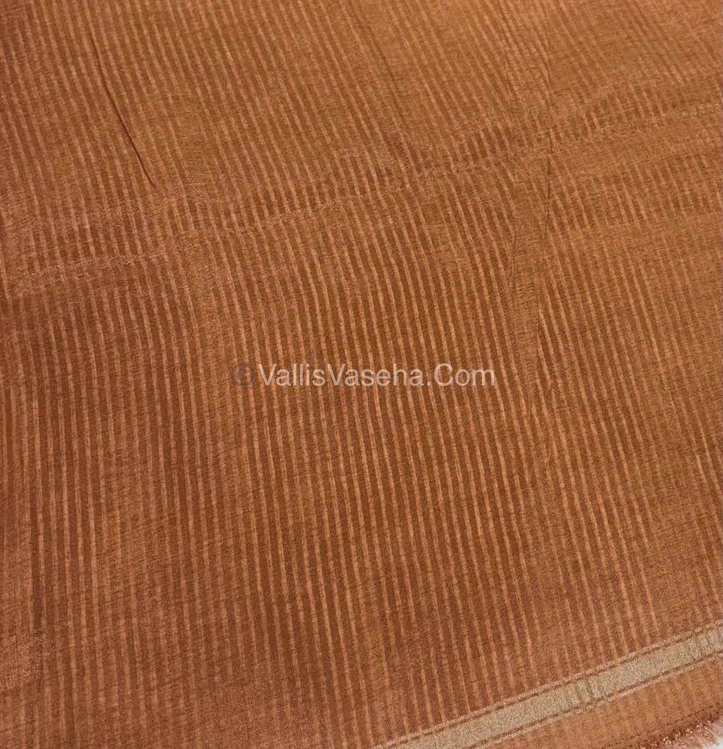 Semi Tussar Silk  - Bisket Shade - VVSTS042