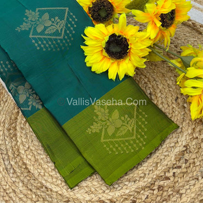 Half Mix - Pure Soft Silk Saree - VVPSS049