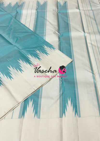 Pure Kanchipuram Silk Saree - Thalampoo - VVPS029