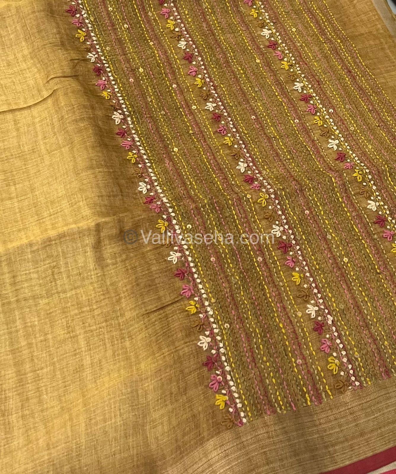 French Knot - Tissue Saree -  VVLFN001