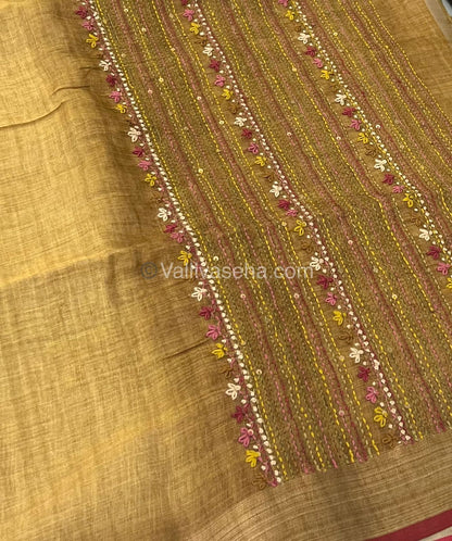 French Knot - Tissue Saree -  VVLFN001