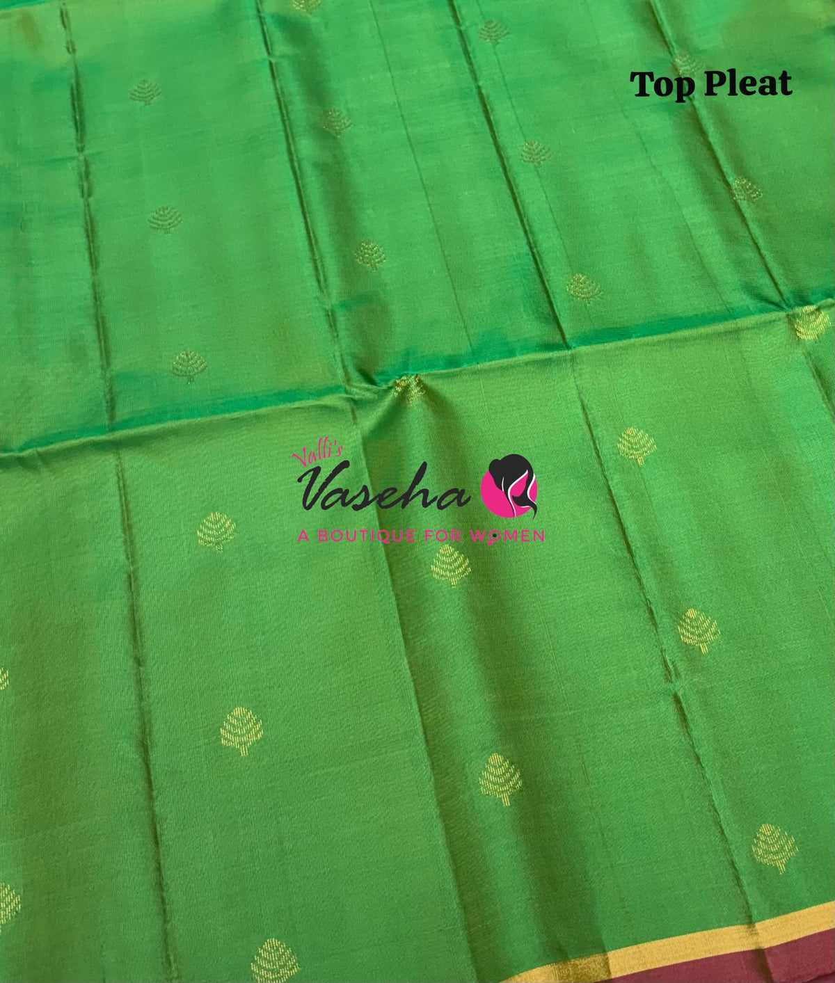 Pure Soft Silk Saree - Partly Pallu -  Half & Half Saree - VVPSS088