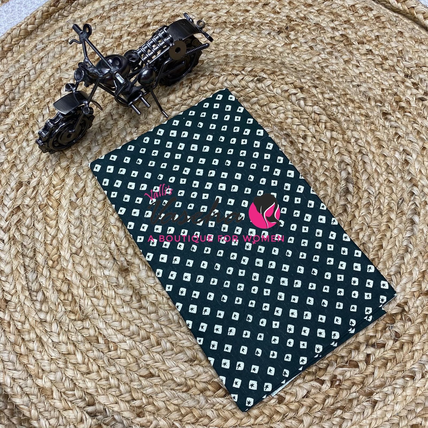 Blouse Bit - Pack Of 10pcs  - Assorted - Bandhini / Bhandej - 1 mtr - VVBB003