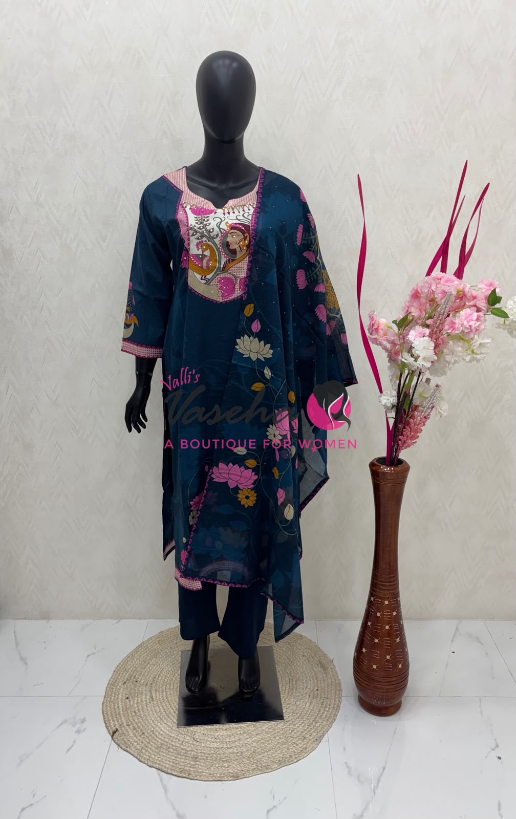 Readymade 3pc Set - Cotton - VVRMS014