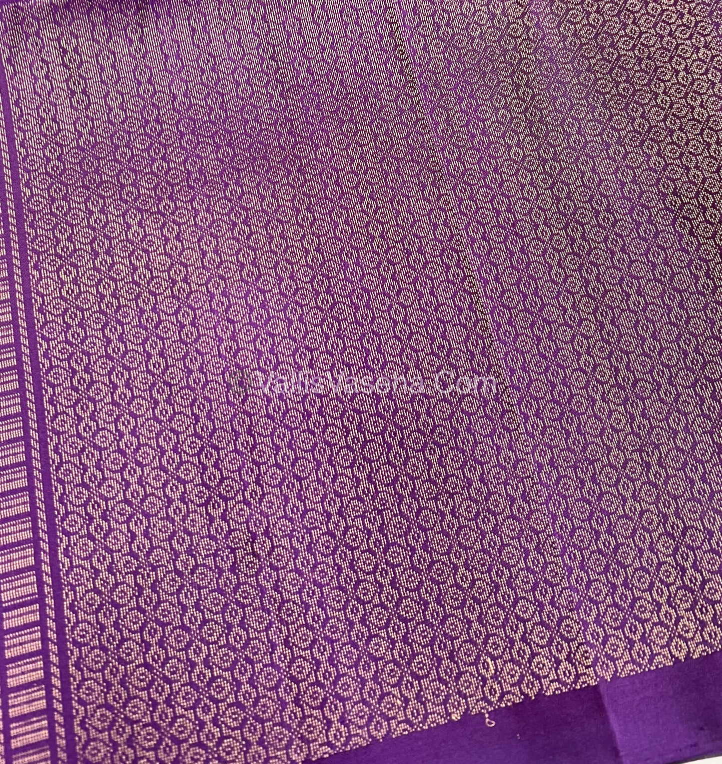 Pure Soft Silk Saree - Green With Purple Shade - VVPSS063