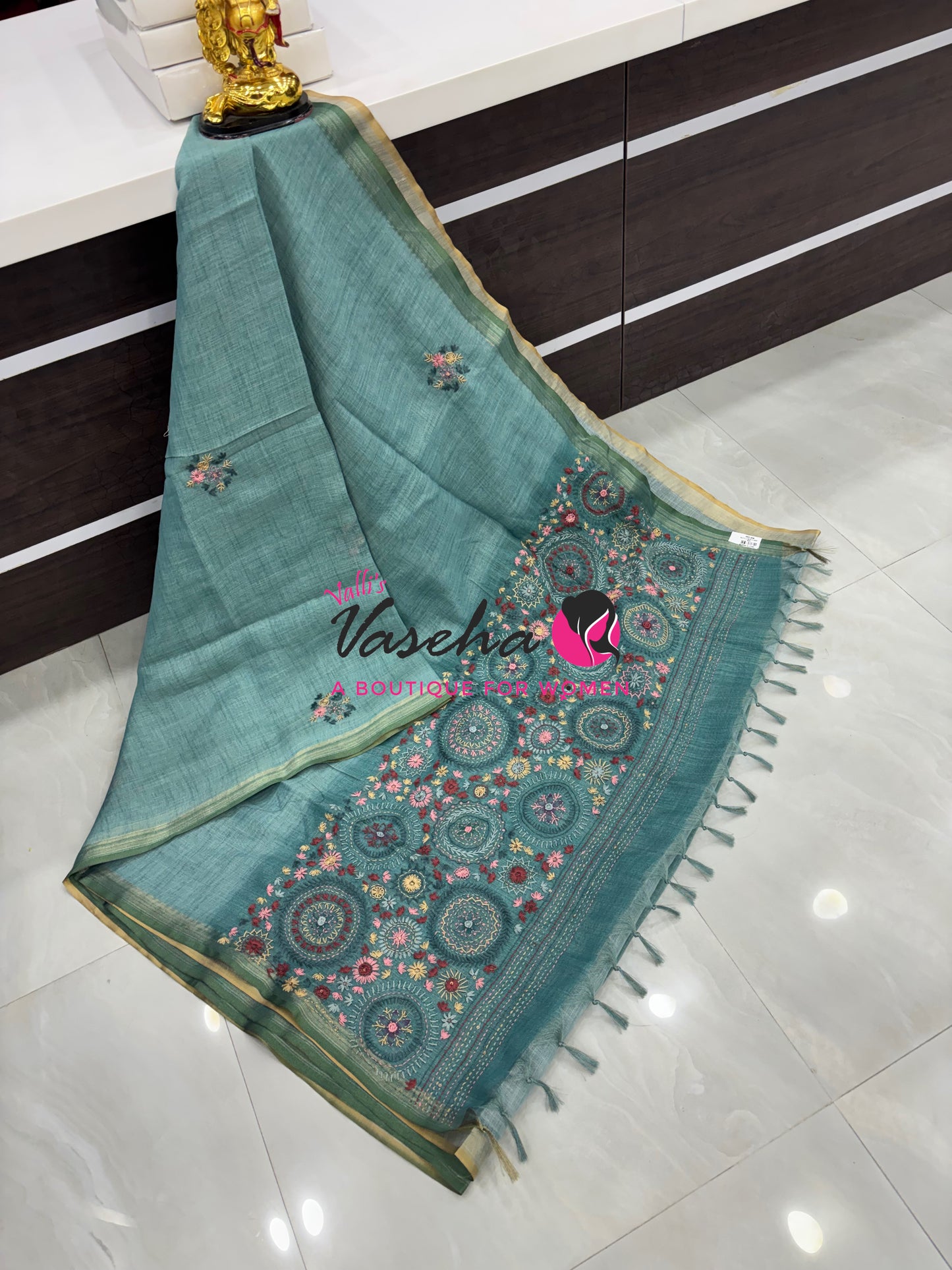 French Knot - Tissue Saree  - VVLFN019