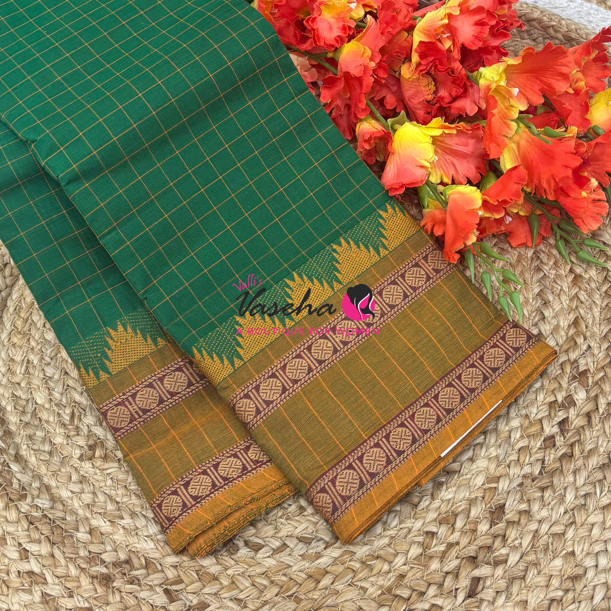 Chettinadu Cotton Saree - VVCCS003