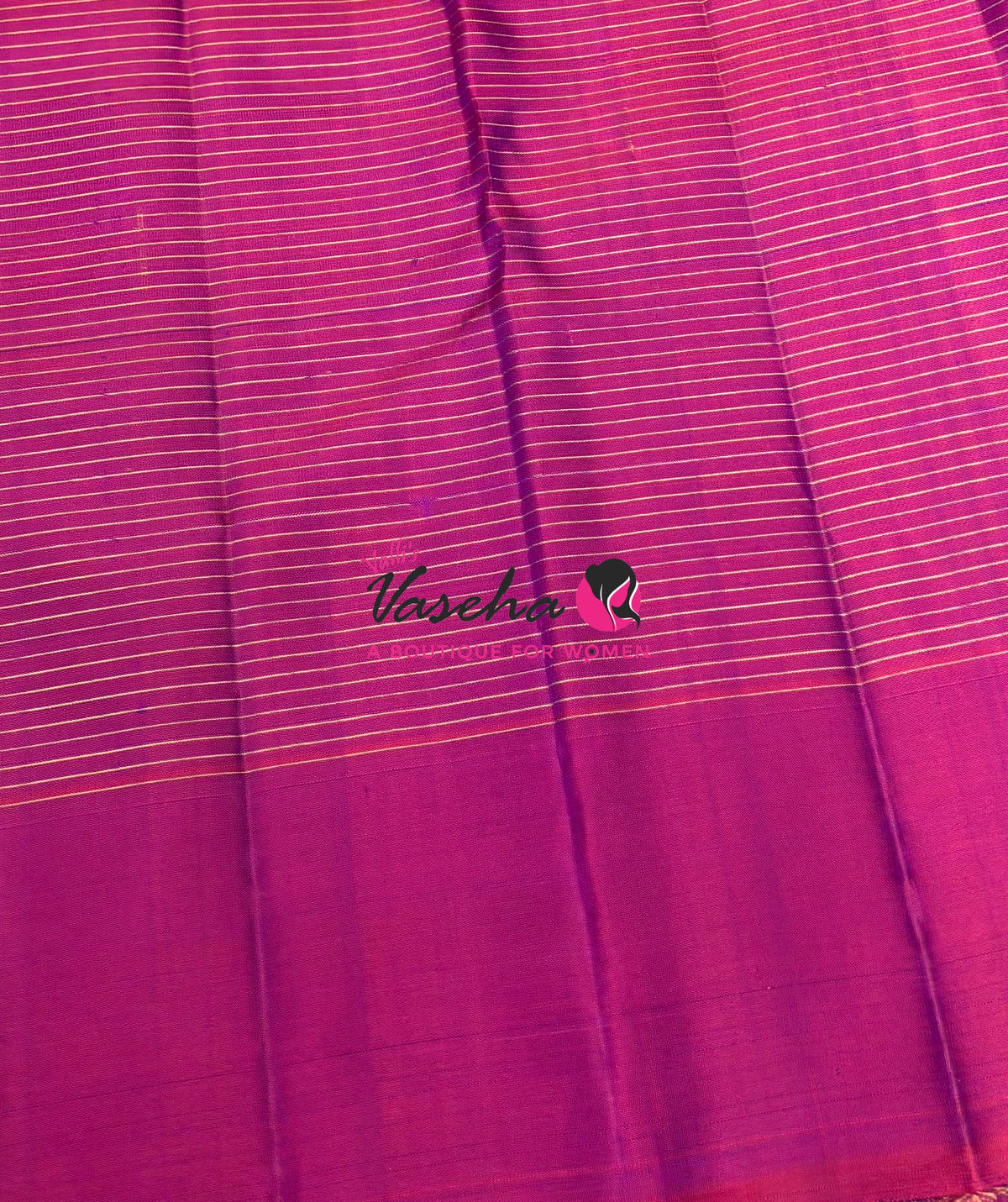 Pure Kanchipuram Silk Saree - Dual Tone Blue & Dual Tone Pink Combo - VVPS080