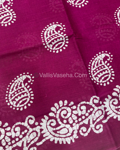 Pure Cotton Voile Saree | VVPVC005