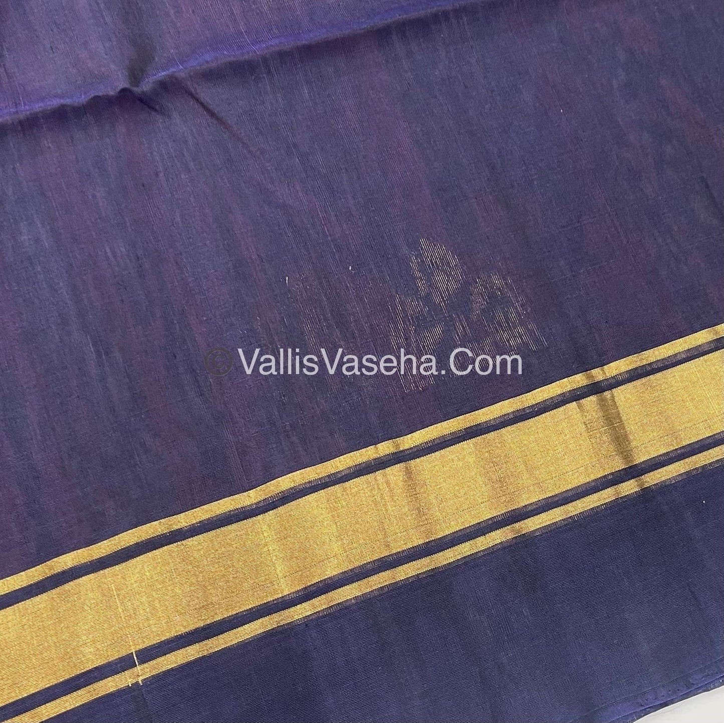 Kora Silk Saree - SICO - Maroon With Blue Shade  - VVKS002