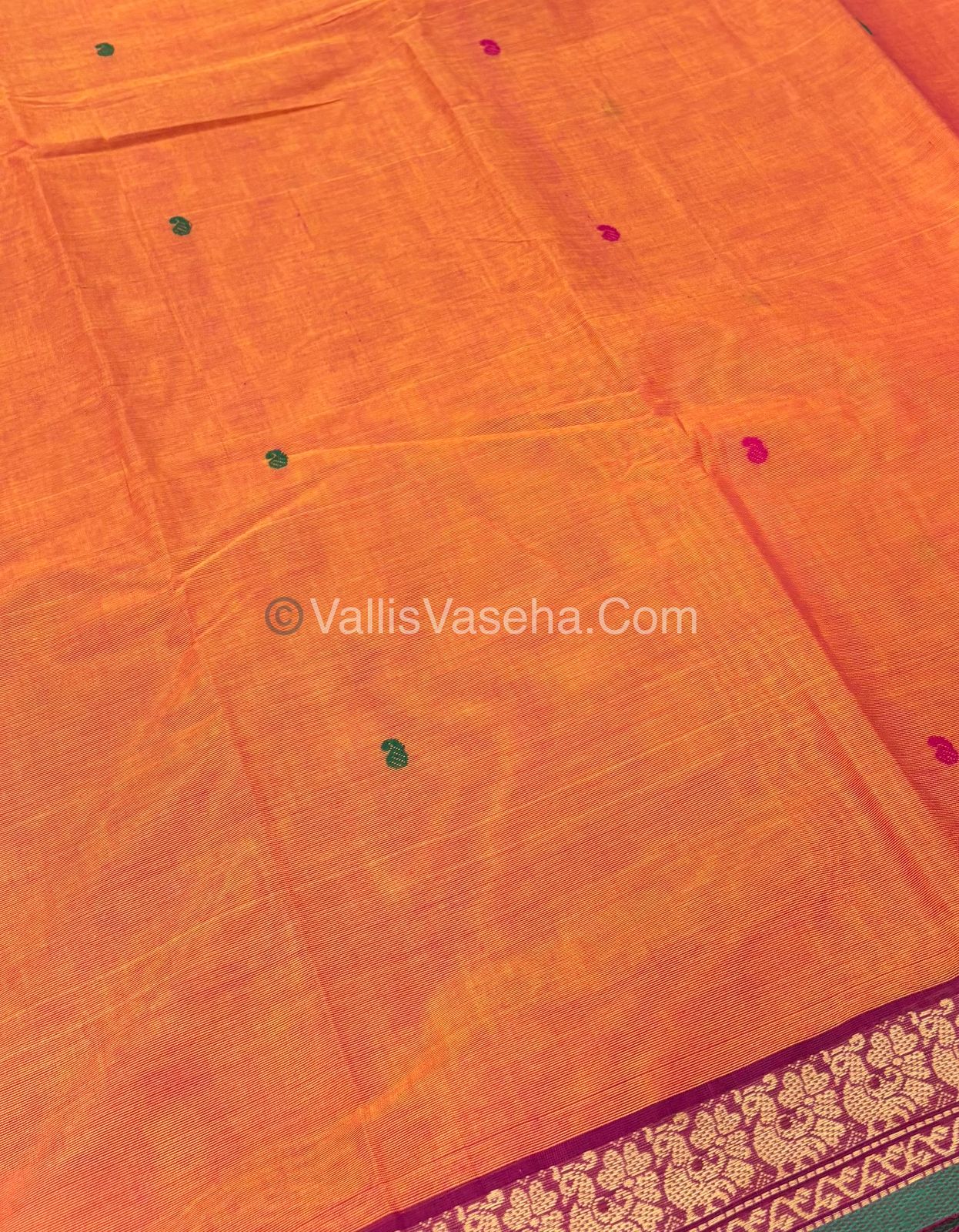 Kanchi Cotton Saree - VVKCS017