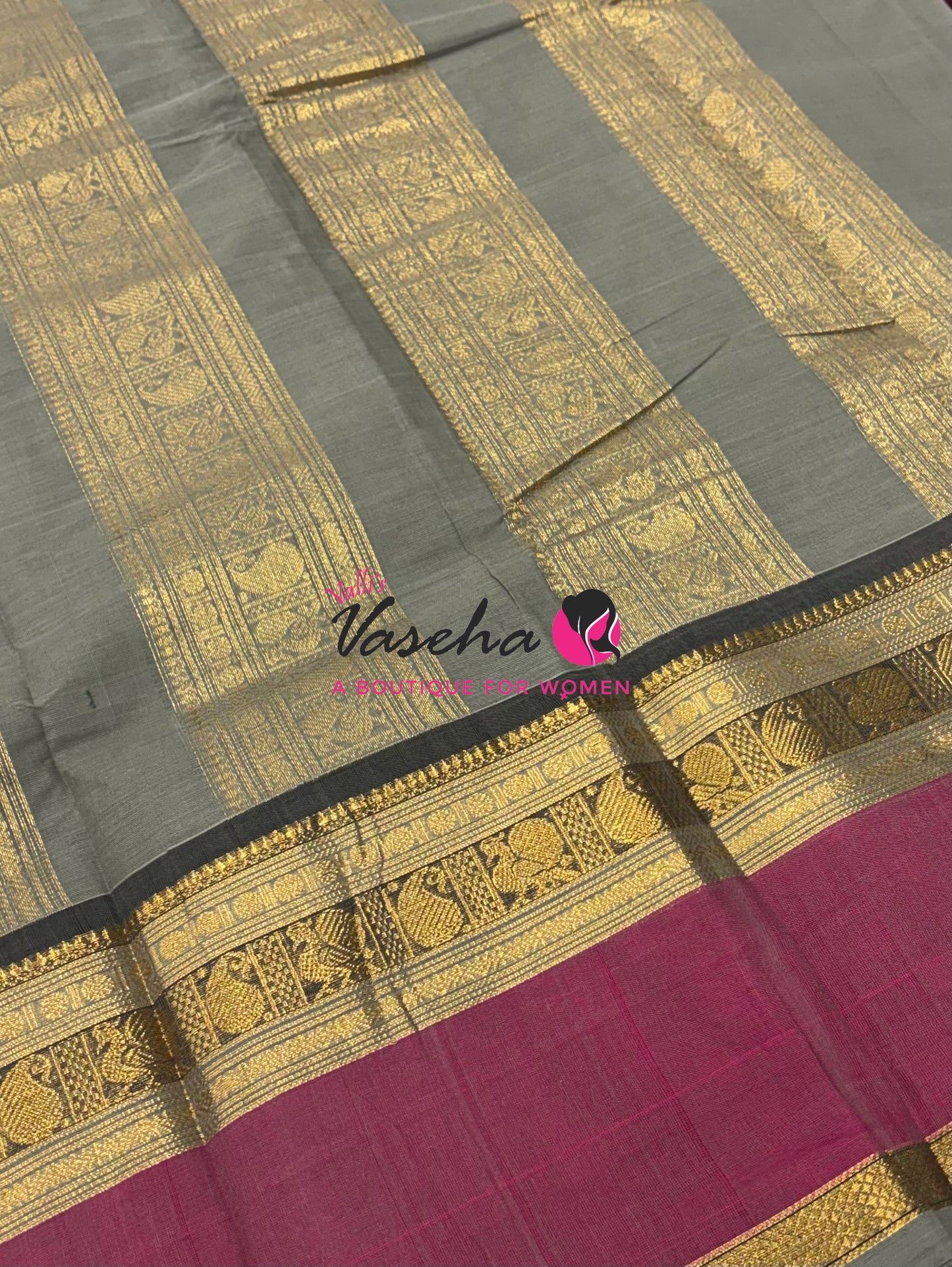 Kanchi Cotton Saree - VVKCS025