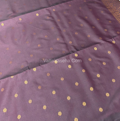 Semi Soft Silk  - Borderless - Contemporary Design - Brown Shade -VVSSS012