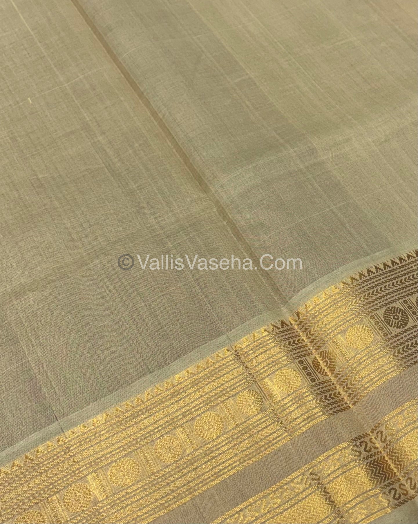 Pure Silk Cotton Saree | Maroon With Creamish Gold  Shade |Lakshadeepam Design VVPLD002