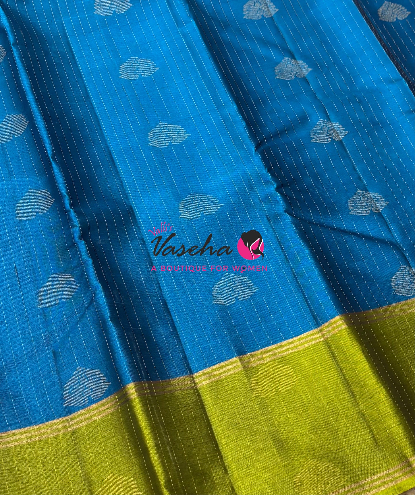 Half Mix - Pure Soft Silk Saree - Vairavoosi Pattern - Long Retta Petta Border with Butta - VVPSS107