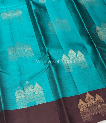 Half Mix - Pure Soft Silk Saree - VVPSS051