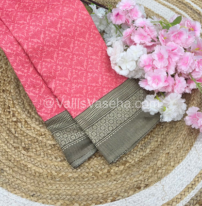 Turkey Crepe Silk Saree - Regular / Casual Wear - VVCSS002