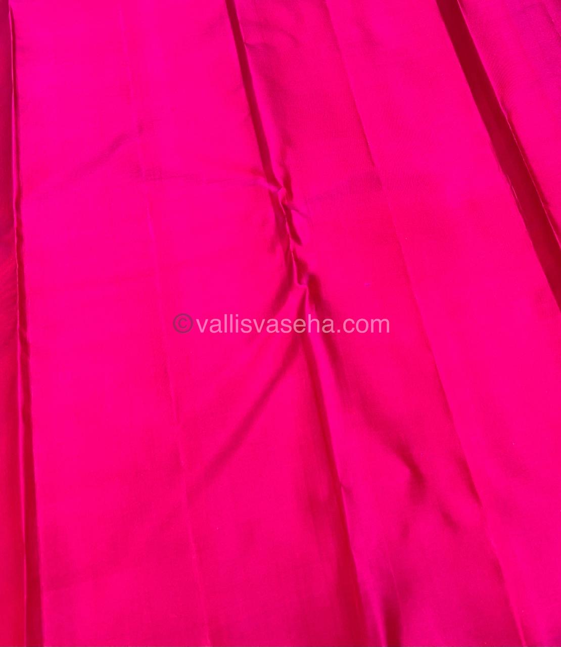 Pure Kanchipuram Silk Saree - Lavender (Light Purple) with Pink - VVPS005