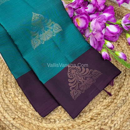 Half Mix - Pure Soft Silk Saree - VVPSS044