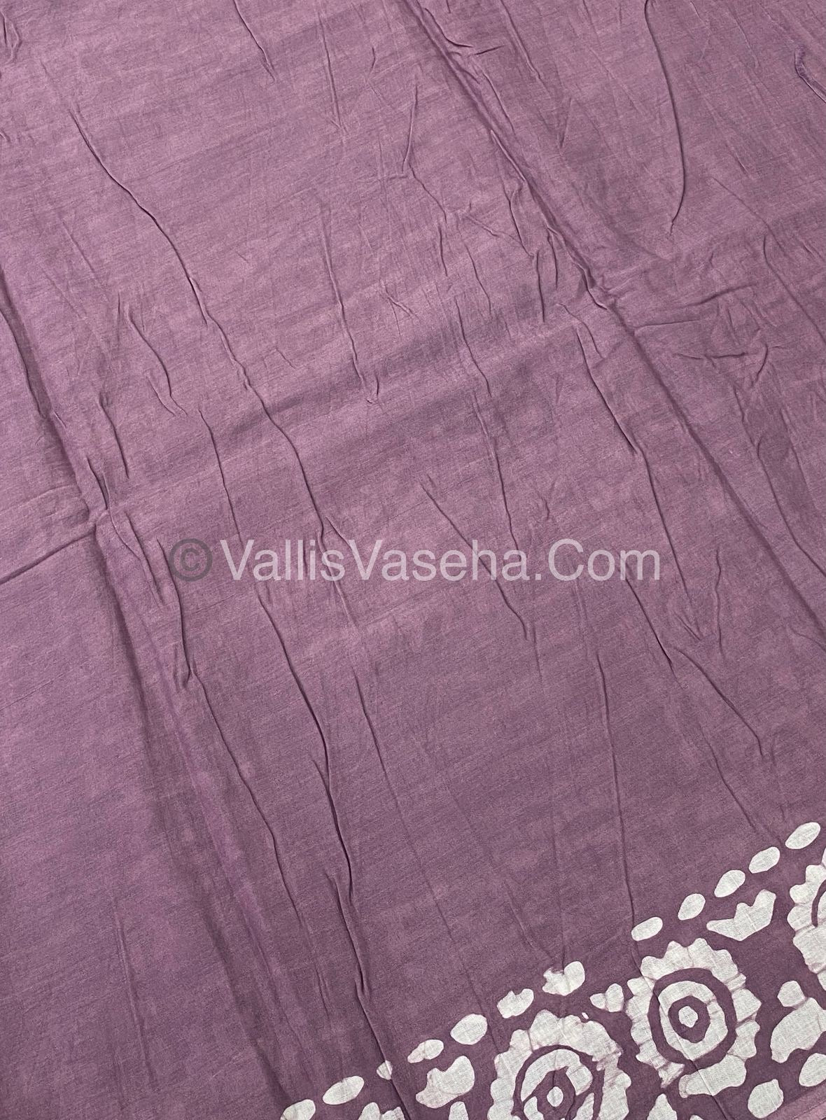 Pure Soft Mul Mul Cotton Sarees - Hand Block Prints - VVMMC003