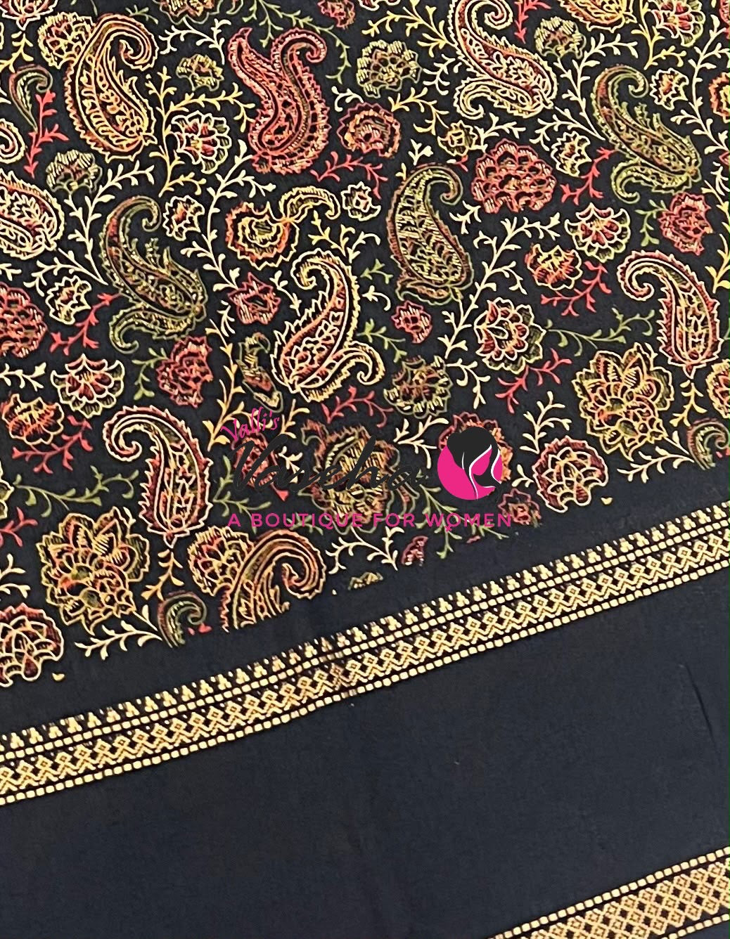 Casual Wear - Fancy Mixed Cotton - Black Shade - VVFMC007