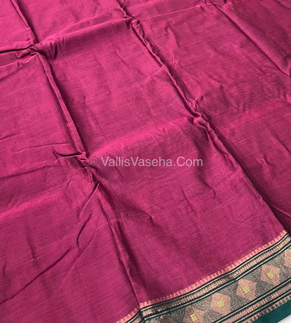Dhaka Cotton Saree - VVDCS001