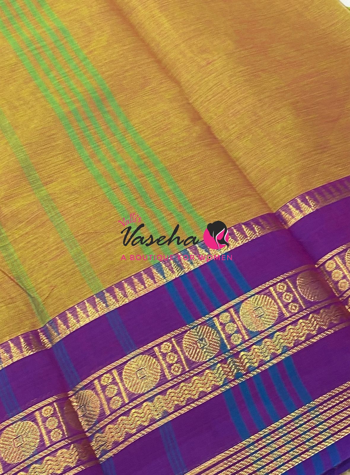 Kanchi Cotton Saree - VVKCS032