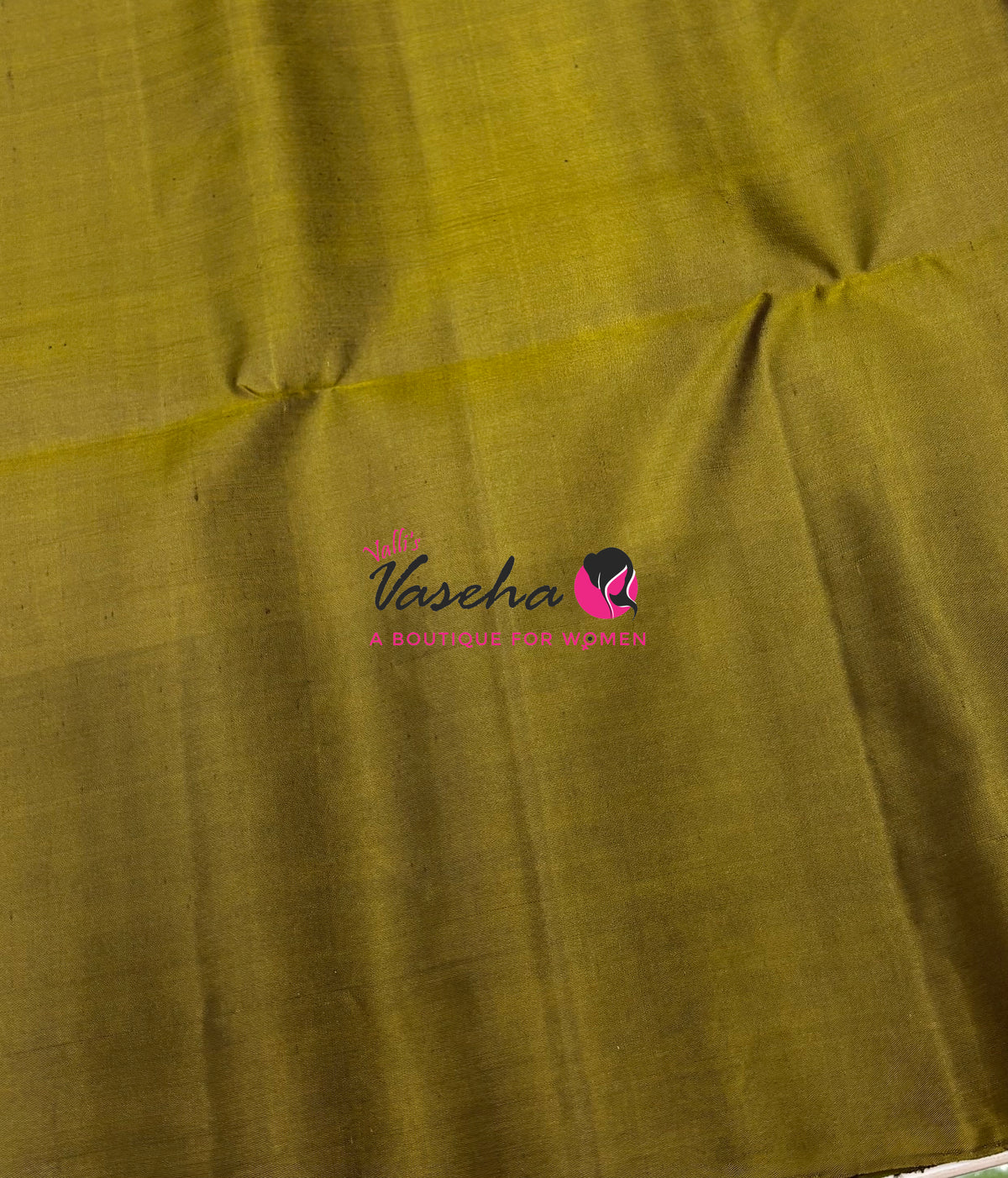 Pure Soft Silk Saree - Grey & Mahendi Green - VVPSS126