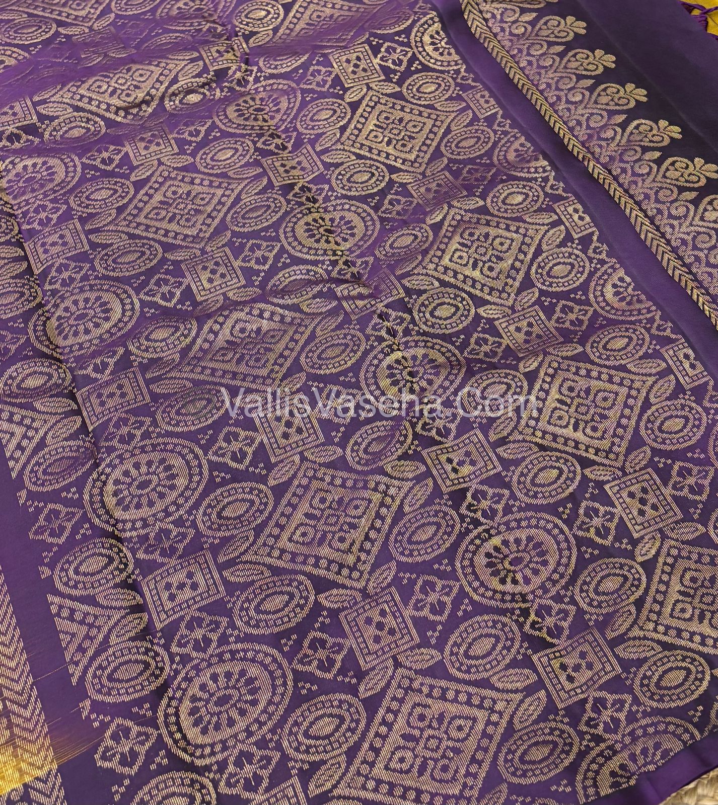 Half Mix - Pure Soft Silk Saree - VVPSS049