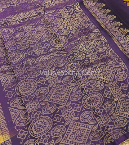 Half Mix - Pure Soft Silk Saree - VVPSS049