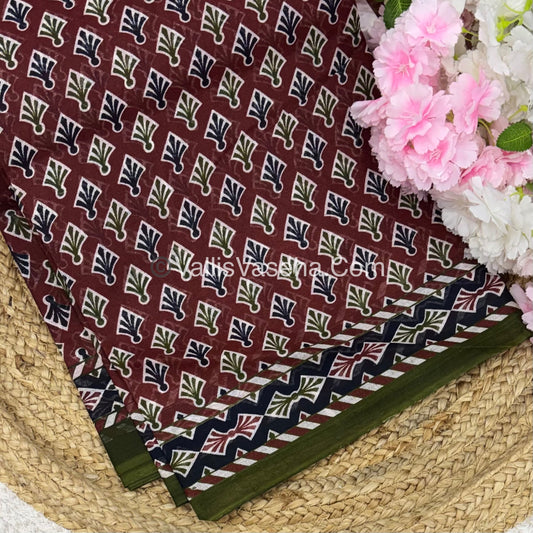 Pure Cotton Voile Saree | VVPVC003