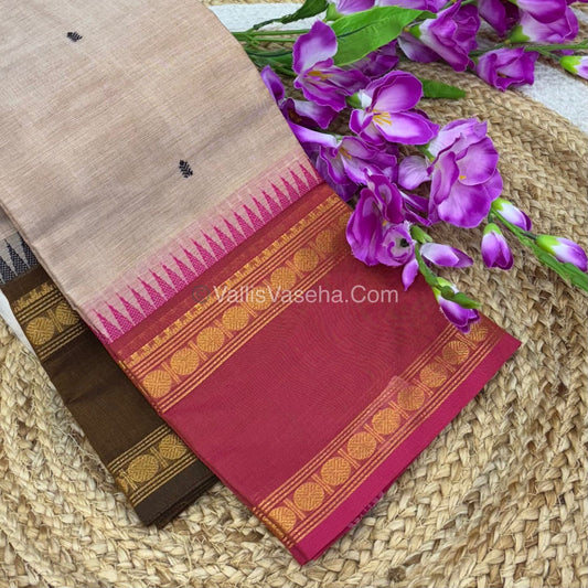 Kanchi Cotton Saree - VVKCS012