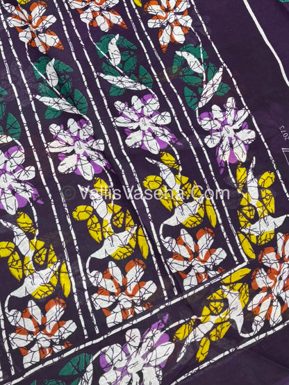 Pure Cotton Voile Saree | VVPVC001