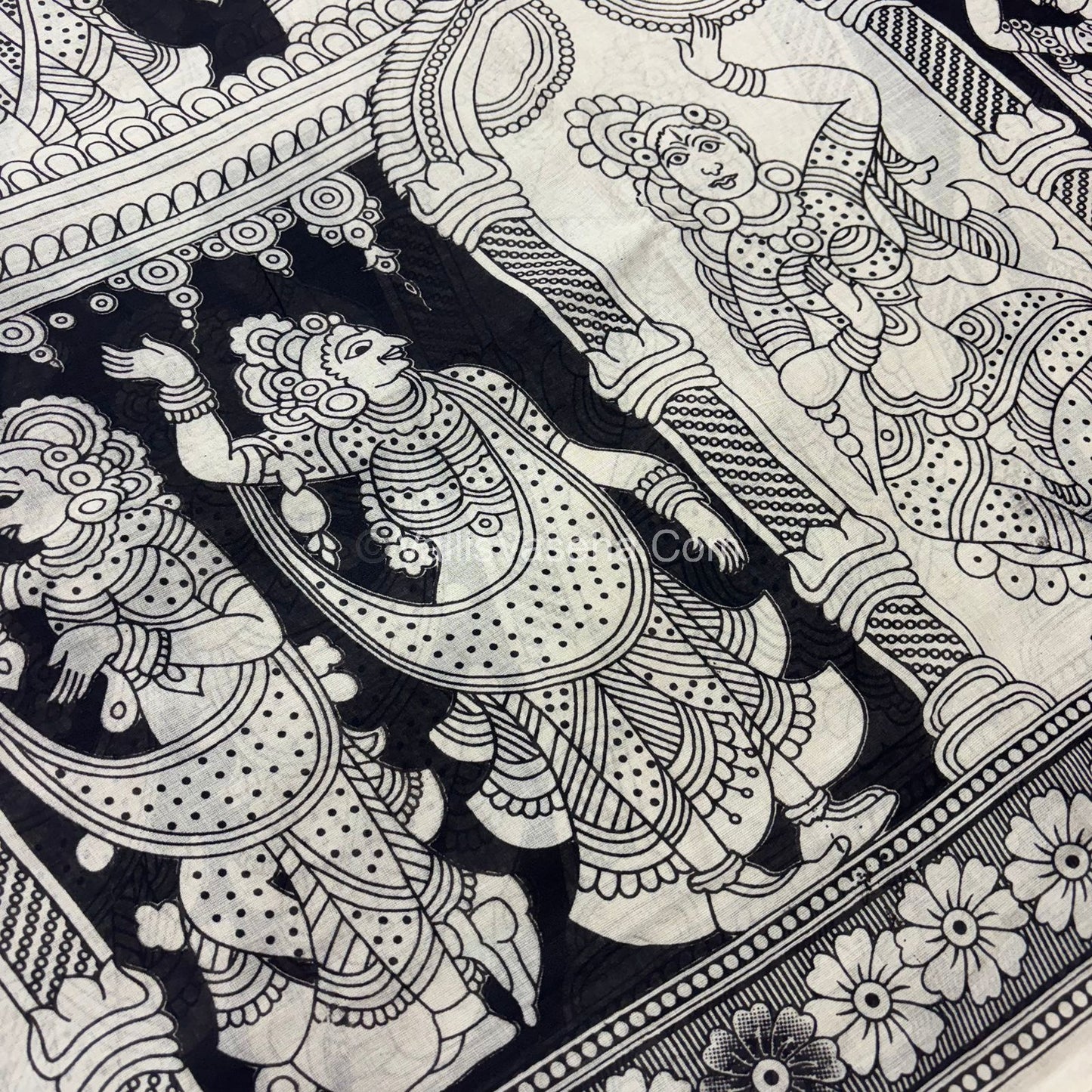 Pure Kalamkari Cotton Saree - VVPKC002