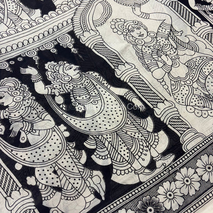 Pure Kalamkari Cotton Saree - VVPKC002