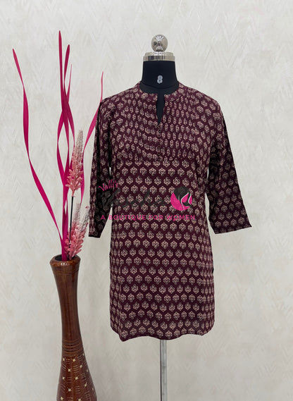 Ready Made - Short Top - Wine Color - VVRST003