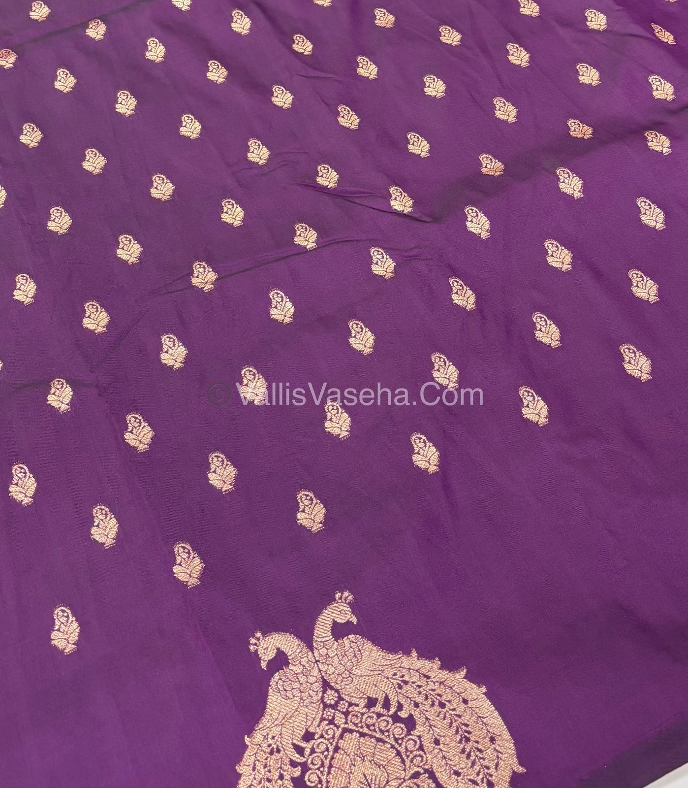 Semi Soft Silk  - Purple   Shade -VVSSS018