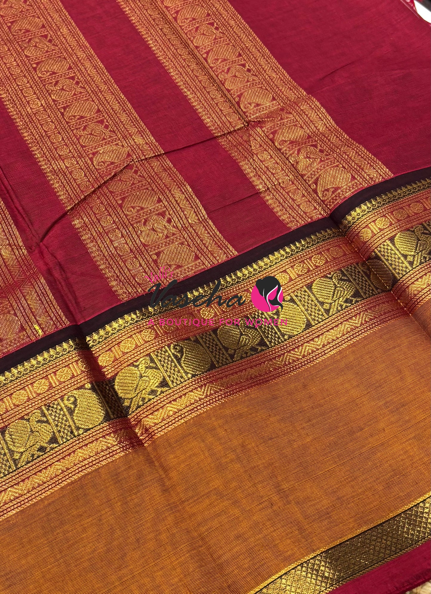Kanchi Cotton Saree - VVKCS025